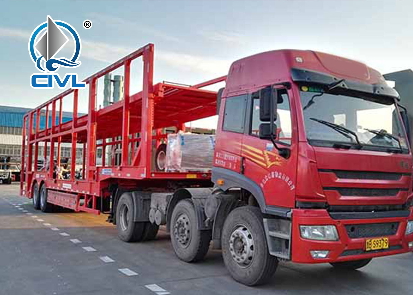 3Pcs 13T Fuwa Axles 15m Vehicle Transport Semi Trailer Car Carrier Trailer for 15units car transport .