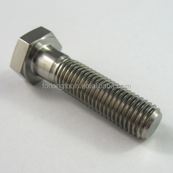 Sprint Car 5/16"-24 x 1-1/2" UNF Titanium Hex Head Bolt DIN Standard made of 6AL-4V Titanium Alloy with Natural Finish