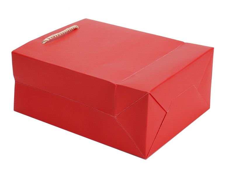 Non - Toxic Custom Printed Paper Bags Offset Printing For Promotion / Shopping