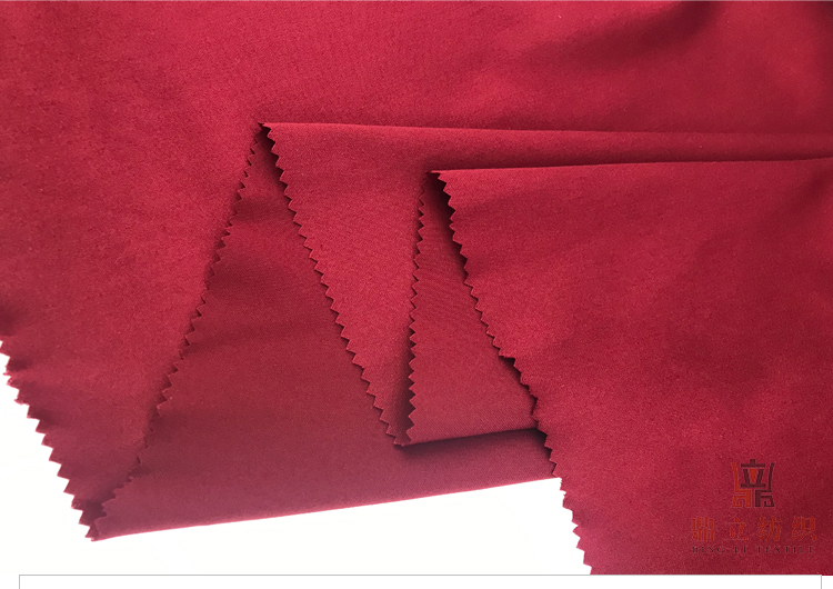 208gsm Solid Dyeing Polyester Fabric 77% Polyester 20% Rayon 3 % Spandex