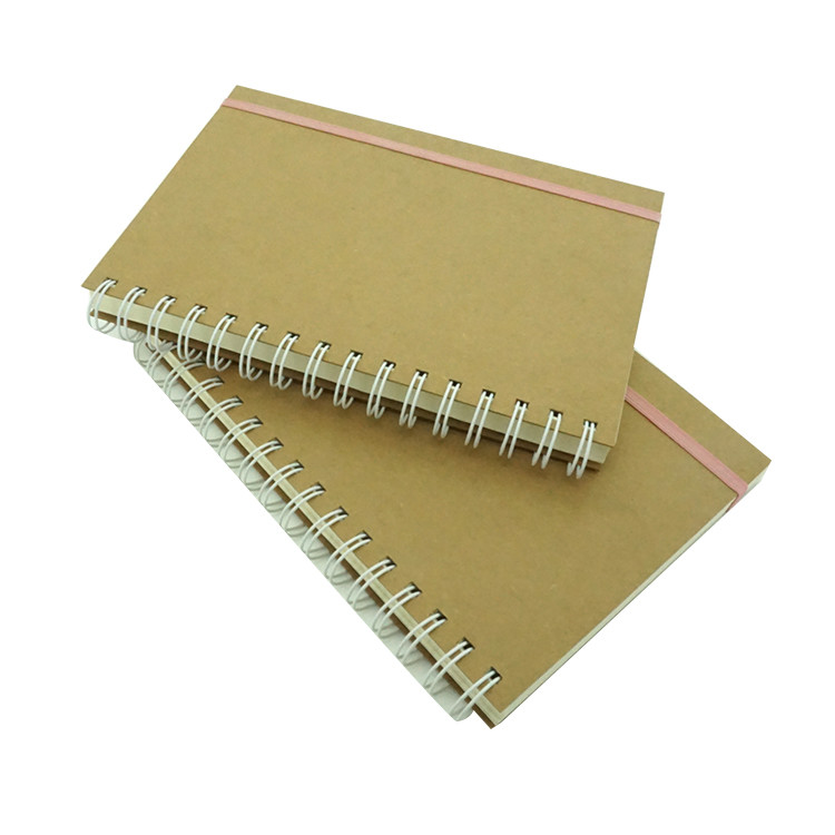 FSC Coil Bound Book Spiral Notebook Printing With Mini Pen 142*210mm