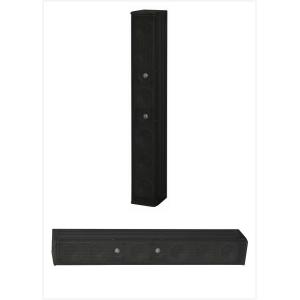 800 W Black Column Array Speakers114dB , Passive Line Array Speakers