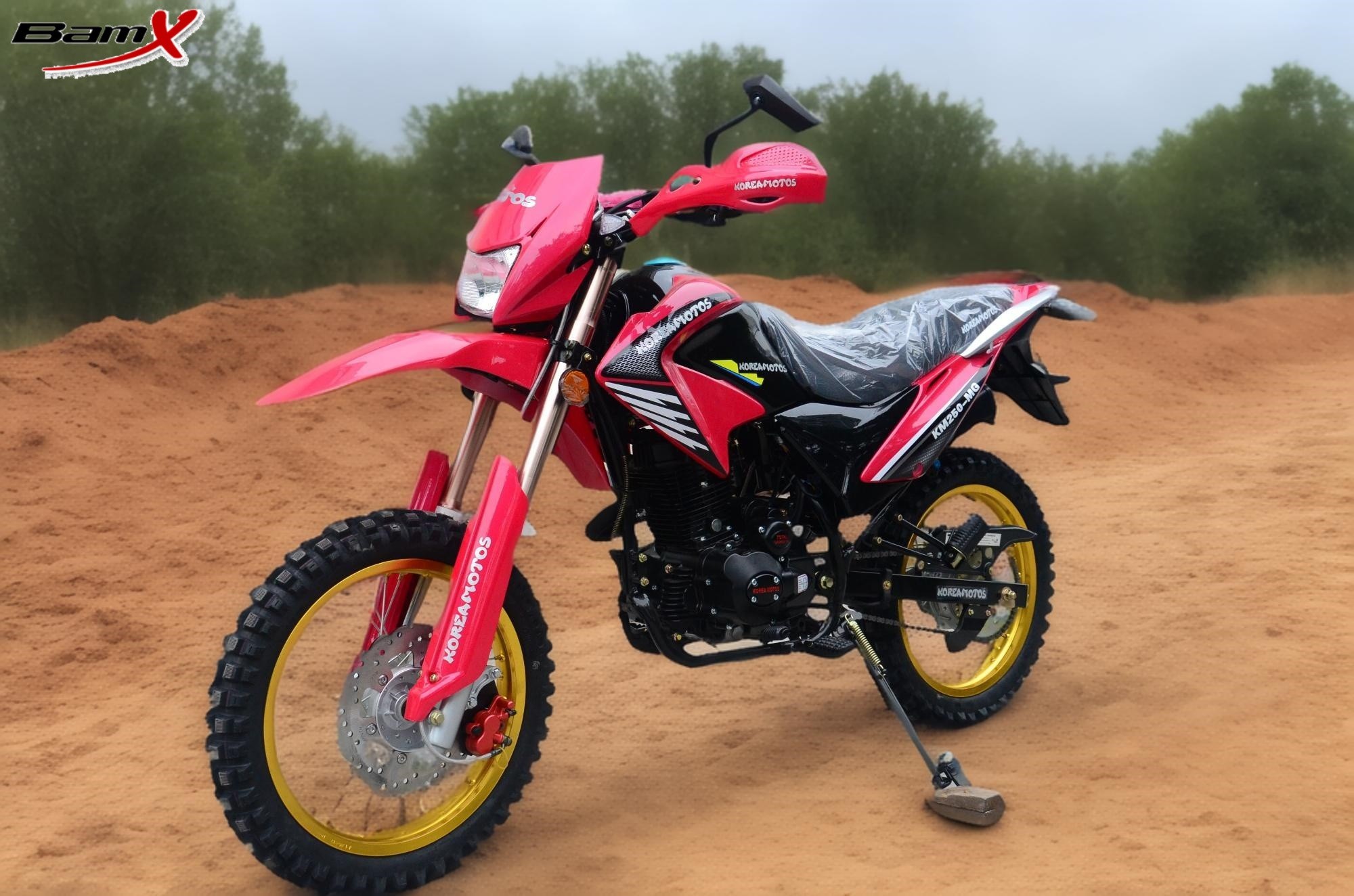 200cc 7000rpm Dual Purpose Motorbike 10kw Four Stroke Dirt Bike