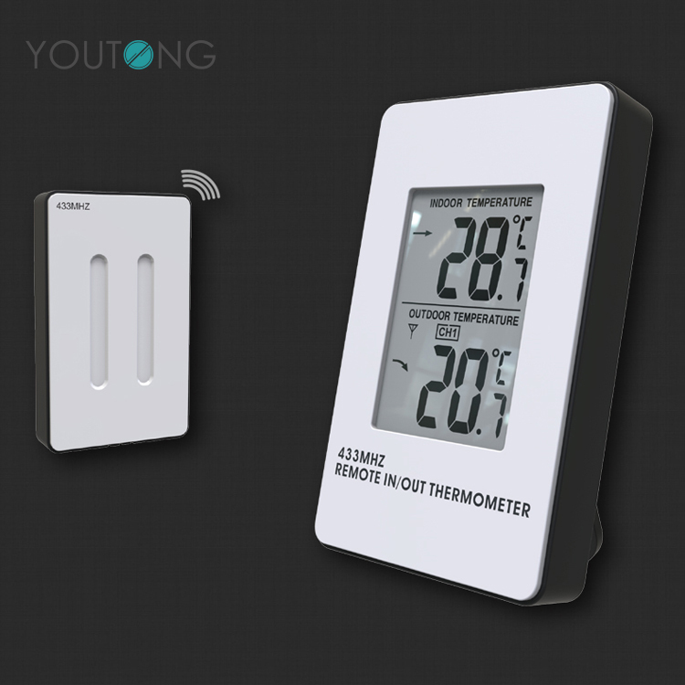 62.5 X 100 X 16.5mm Thermometer Hygrometer Wireless Thermometer Station High Temperature