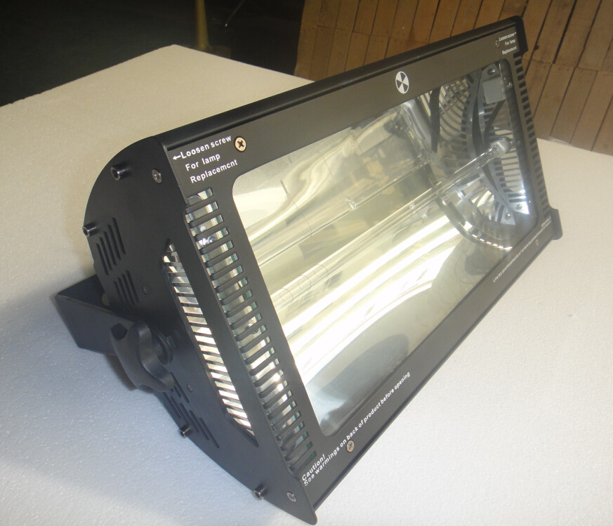 DMX Automatic Black Stage Strobe Lights 3000w Power 5600k Color Temperature