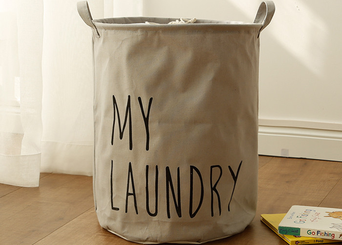 Foldable washing laundry clothes basket toy storage bag large box customizable colors my laundry blue grey black