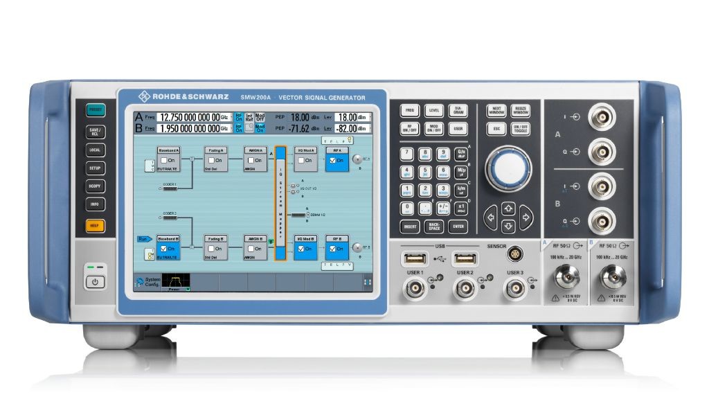Rohde Schwarz Vector Signal Generator SMW200A up to 67 GHz 2 GHz modulation bandwidth