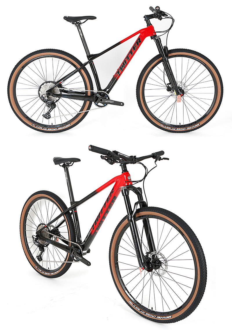 Quick Release 29 Inch MTB , Carbon Fiber Bike SHIMANO DEORE M6100 12 Speed