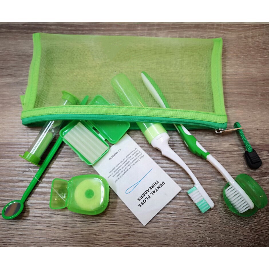 8 In 1 Dental Orthodontic Instrument Plastic Kit For Oral Hygiene Maintenance
