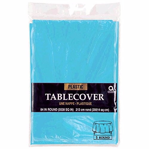 Heavy Duty Disposable Solid Color Plastic Table Cover for Rectangle Tables