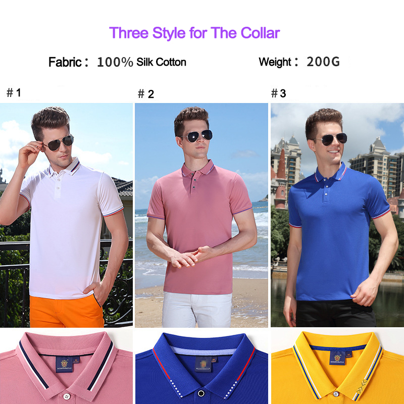 Knitted Fabric Custom Latest Design White Plain Golf Polo T-Shirts for Boys and Girls