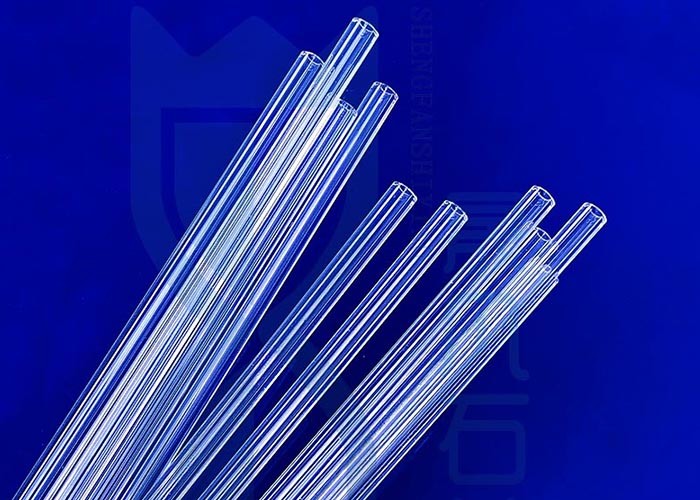 Polishing Clear Quartz Glass Tube 300mm For Pyrolysis Furnace High Purity