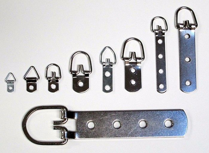 Sheet Metal Stamping Steel Small Sawtooth Nailess Silver Hardware Kit For Wood Frame