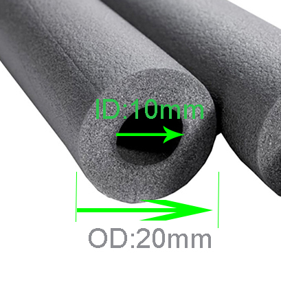 High Density Closed Cell Elastomeric Foam Insulation Tube for Gym EPDM CR PE NBR
