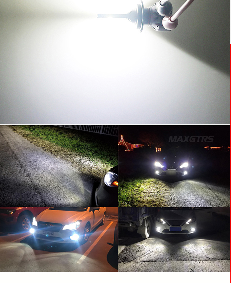 Bi Projector Lens LED Car Headlight Bulbs 360 Degrees H7 H11 H9 9005 9006 9012