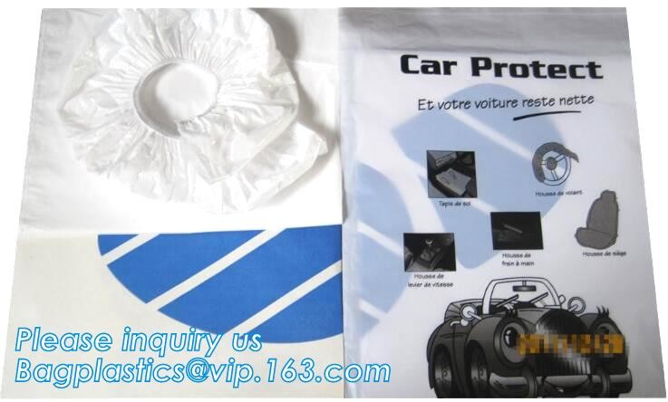 disposable gear shift cover disposable hand brake cover disposable foot mat Paper similar plastic film film cutter Drag