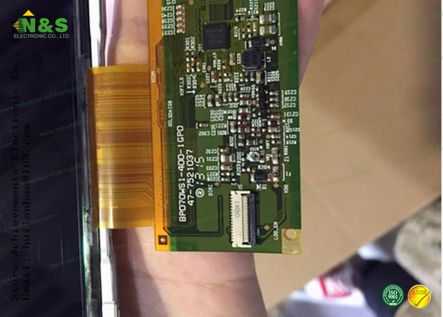 BOE 7.0 inch a-Si TFT-LCD Screen BP070WS1-400 SVGA 1024(RGB)×600 TFT LCD Module