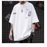 Buy cheap ODM 100% Cotton Streetwear Shoulder T Shirts 3XL Fashion Custom Printing from wholesalers