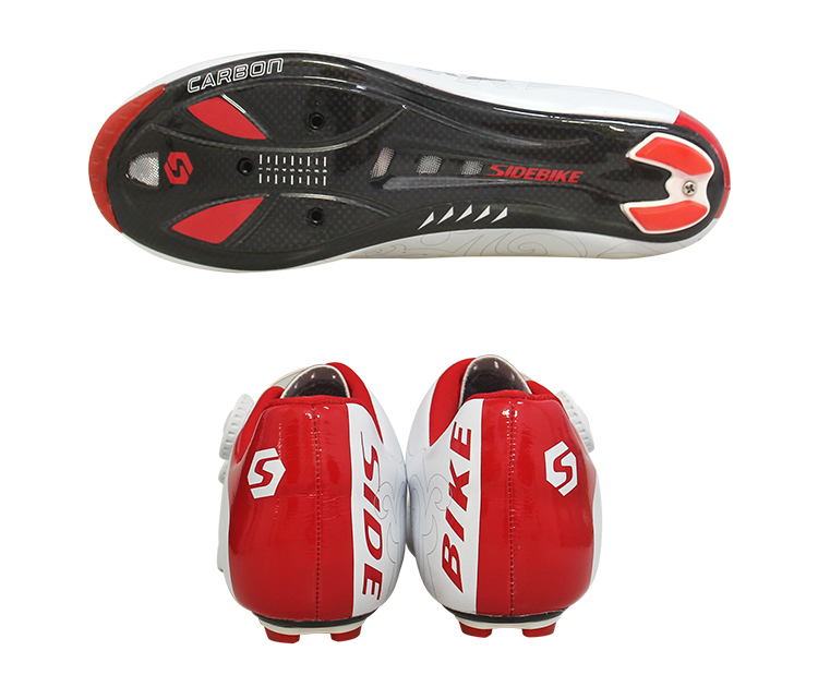 Athletic Speed Breathable Cycling Shoes , Road Riding Shoes Good Shock Absorption