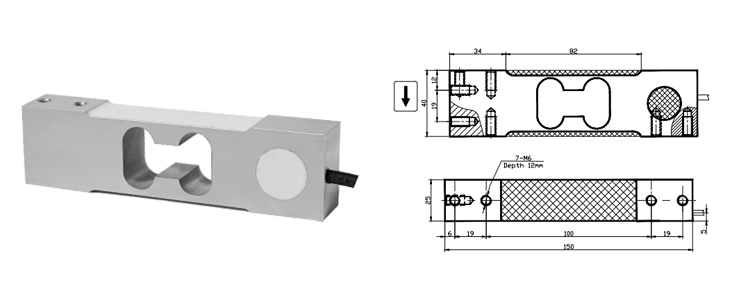 GPB157 C3 Electronic Counting Scale Parallel Beam Load Cell