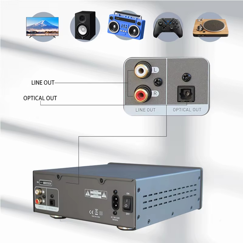 OEM ODM Custom Audio Services Solid HiFi CD Disc Player Support 24 Bit 192Khz DAC
