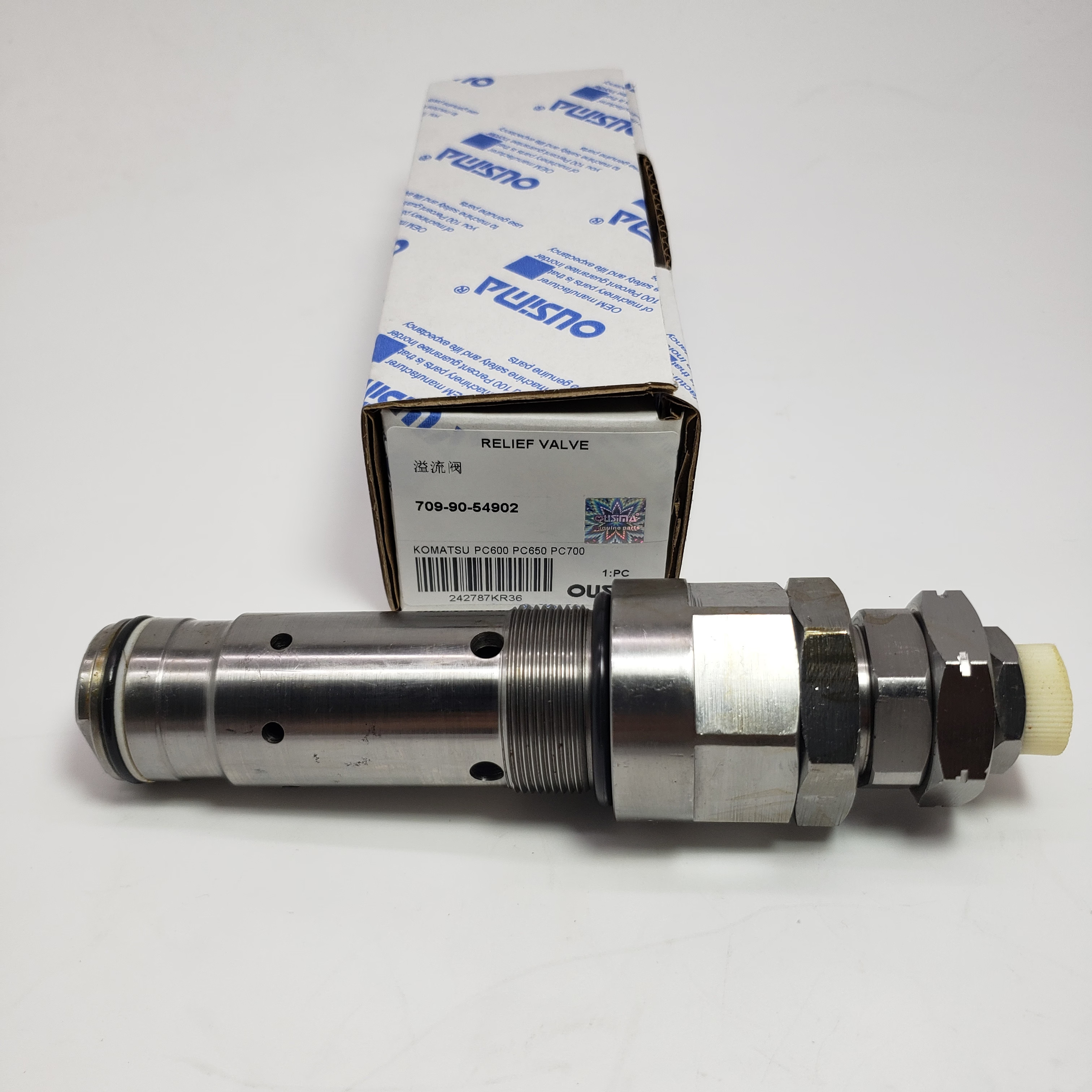 Excavator Hydraulic Main Relief Valve 709-90-54902 For KOMATSU PC600 PC650 PC700