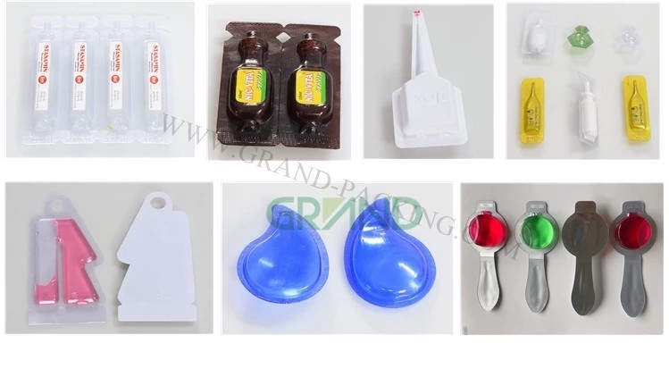 GGS-240 P5 bottle filler plastic ampoule automatic liquid filling sealing machine