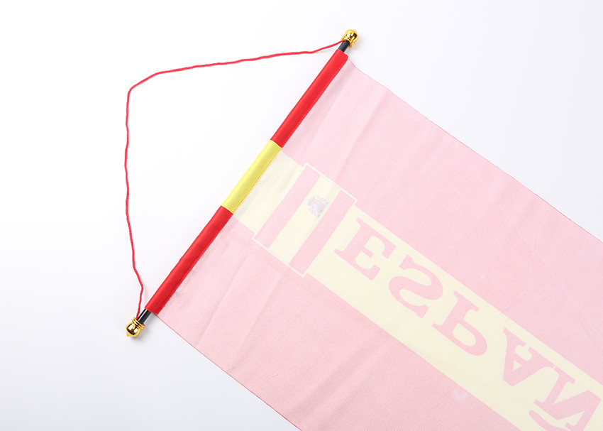 World Cup Espana Indoor Multicultural Flag Banners Wall Hanging Size 38x90cm Custom Logo