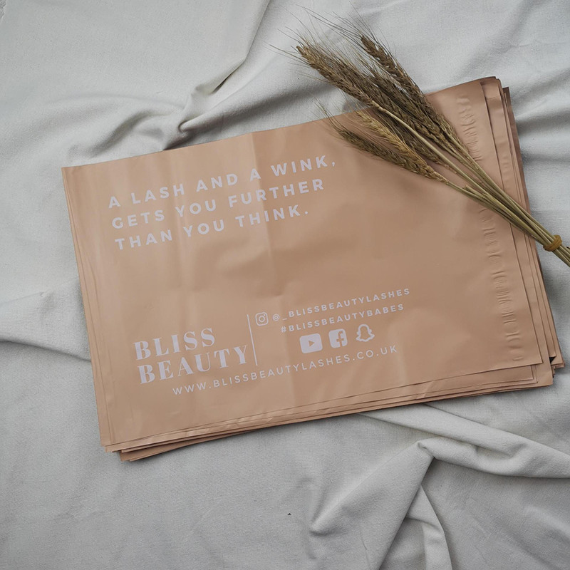 Eco Friendly Pink LDPE HDPE Poly Mailers Envelopes Bags Self Adhesive
