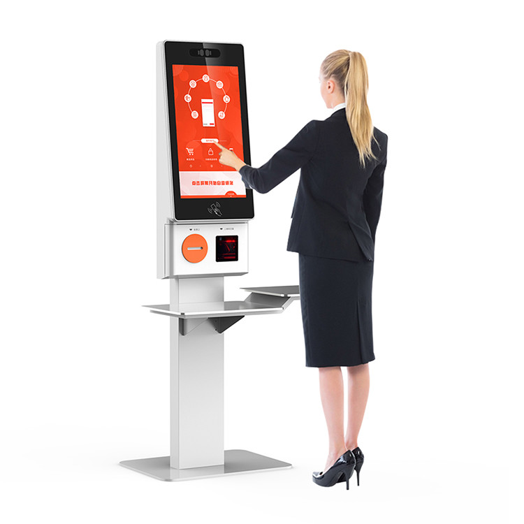 Self Service Payment Kiosk Chain Store Shop Restaurant Wall Mounted Ordering Kiosk