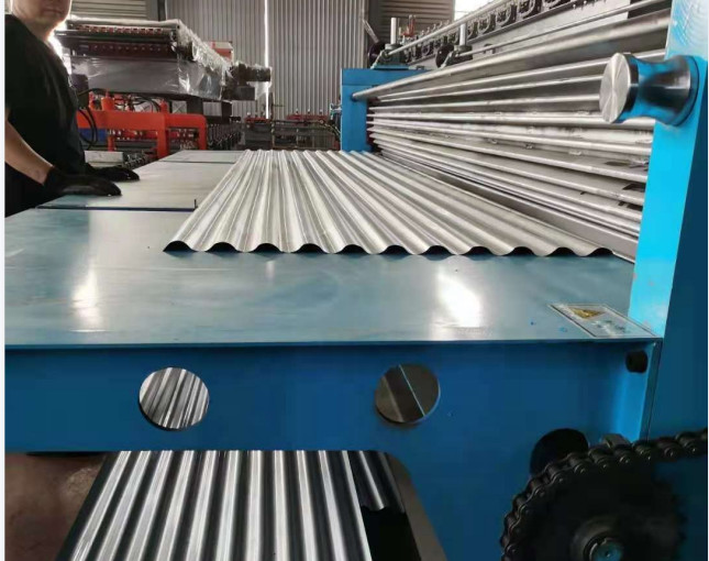 0.12-0.2mm Barrel Corrugated Roll Forming Machine For Thin Galvanized Material