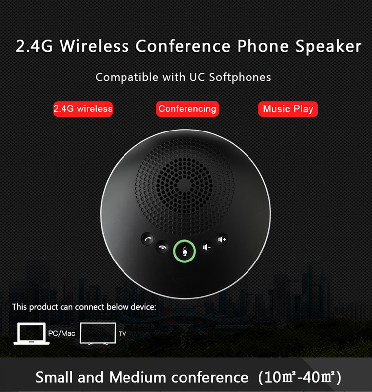 Conference Speakerphone 2.4G Wireless Speakerphone
