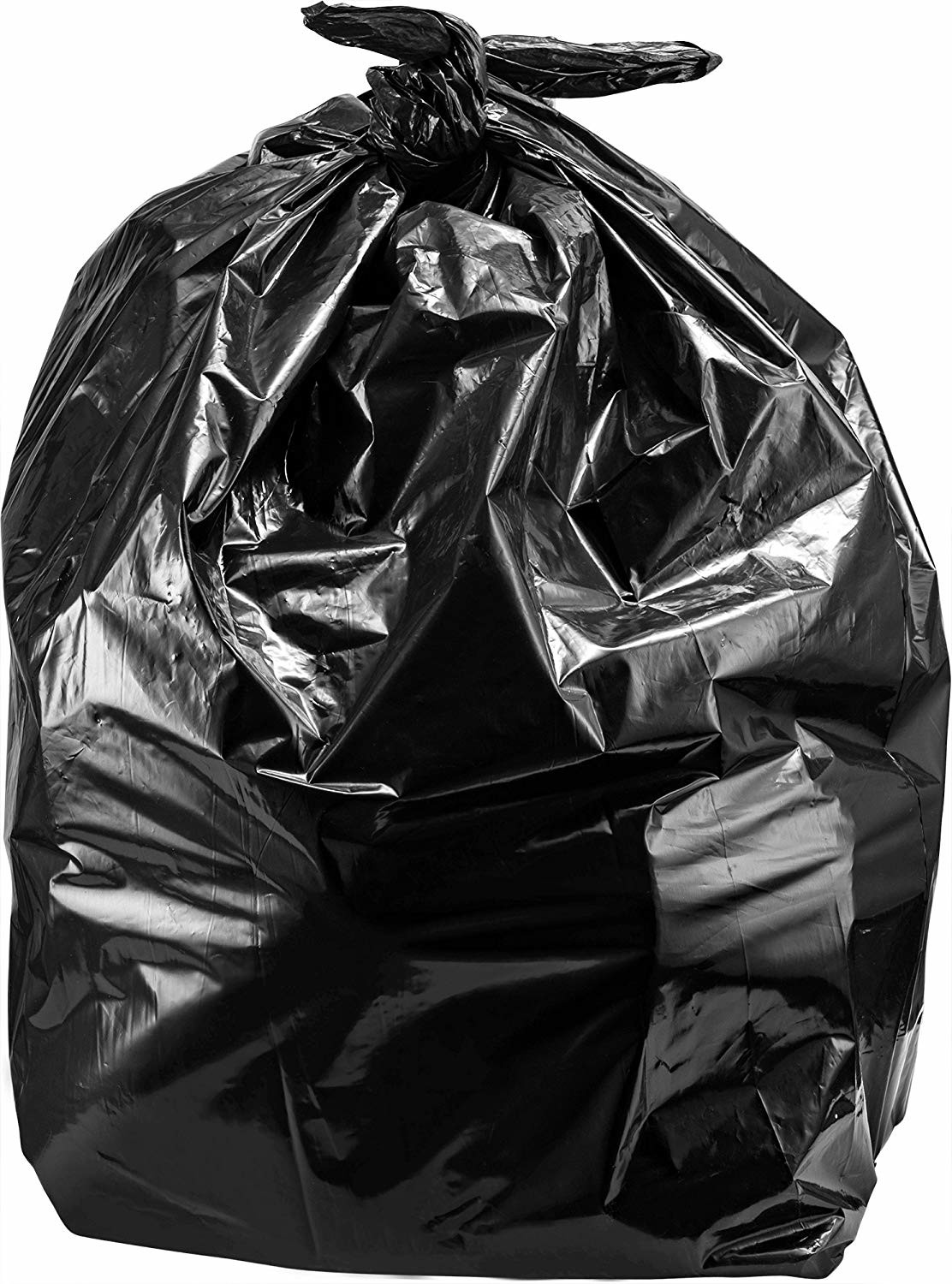 Star Sealed Heavy Duty Waste Bags , Customized Large Black Bin Bags Roll Packed