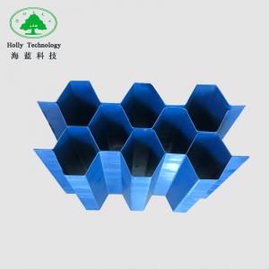 China 1000mm * 1000mm Lamella Plate Tube Settler Media For Industrial Waste Water Treatment on sale