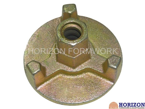 Galvanized Formwork Tie Rod System With Dywidag Thread, Wing Nut and Steel Cone