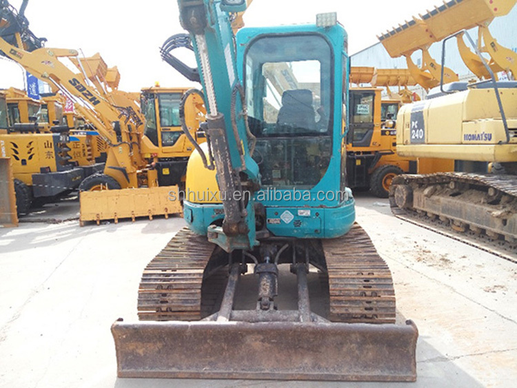 Japan quality used excavator Kubota 161 small 6.1 ton mini second hand crawler excavator