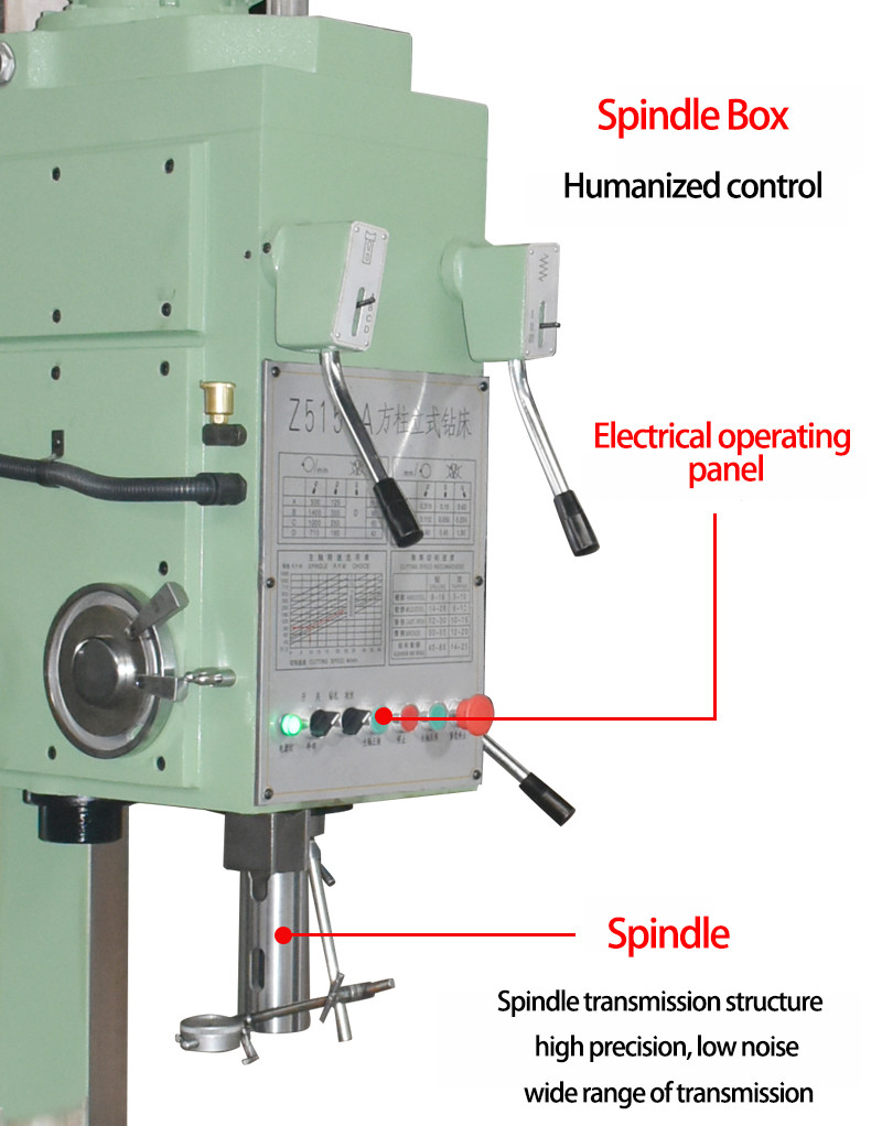 Large Deep Hole Vertical Drilling Machines Vertical Metal Drill Machine Z5132B