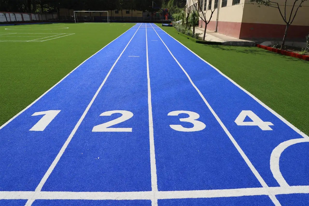 All Weather Tartan Synthetic Athletic Track EPDM Rubber 13mm