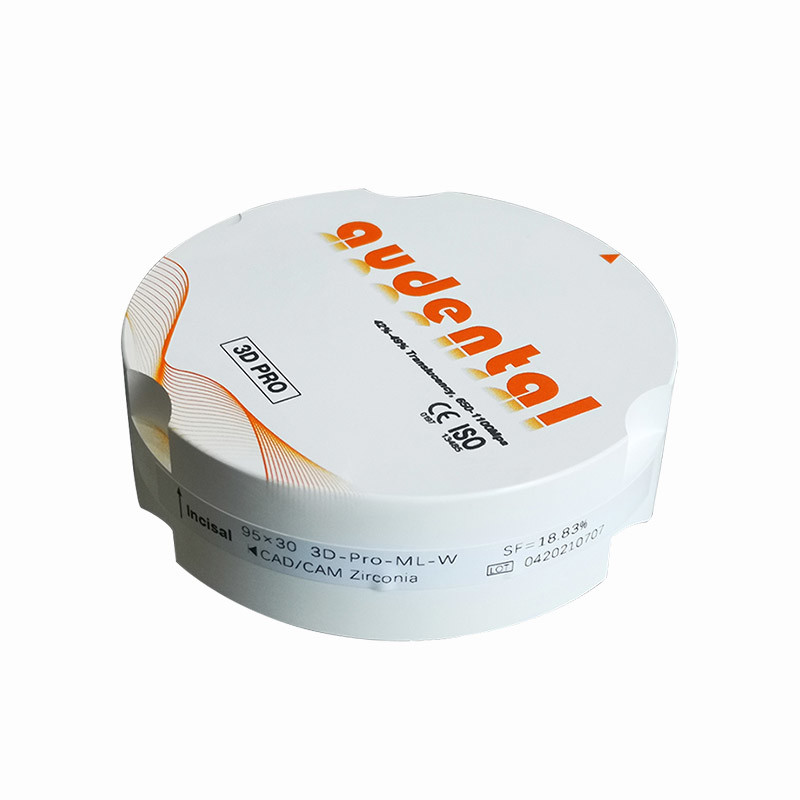 Smooth Surface Dental Zirconia Block High Translucency with Multilayer Advantage