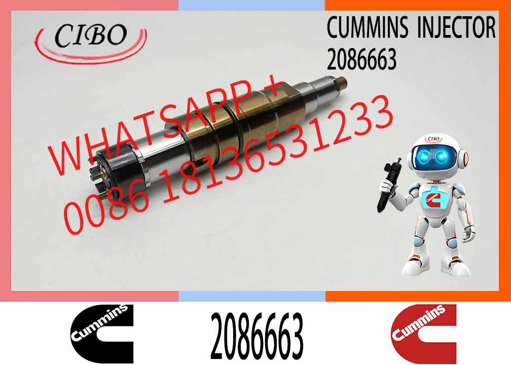 Common Rail Injector Diesel Engine Parts Fuel Injector 2086663