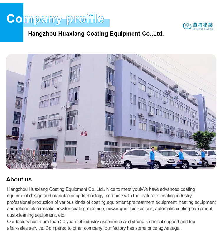 Food Shop Machine Type Coating Equipment with Electrostatic Power Coating Gun