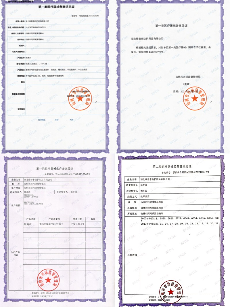 OEM Accepted SMS PP PE Level 1 2 3 Disposable Operating Gowns For Surgical Isolation