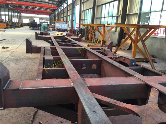 Terminal Container Semi Trailer / Deliver Container Skeleton Trailer