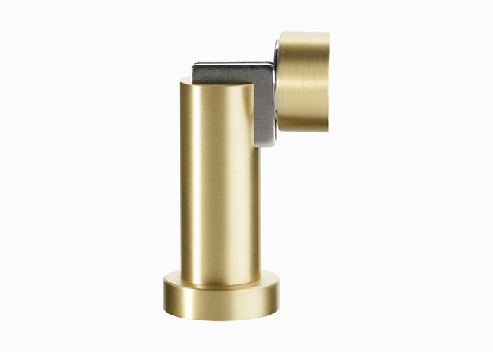 Pure Brass Non Perforated Anti Collision Door Stop , Bathroom Door Stopper Gate Resistor