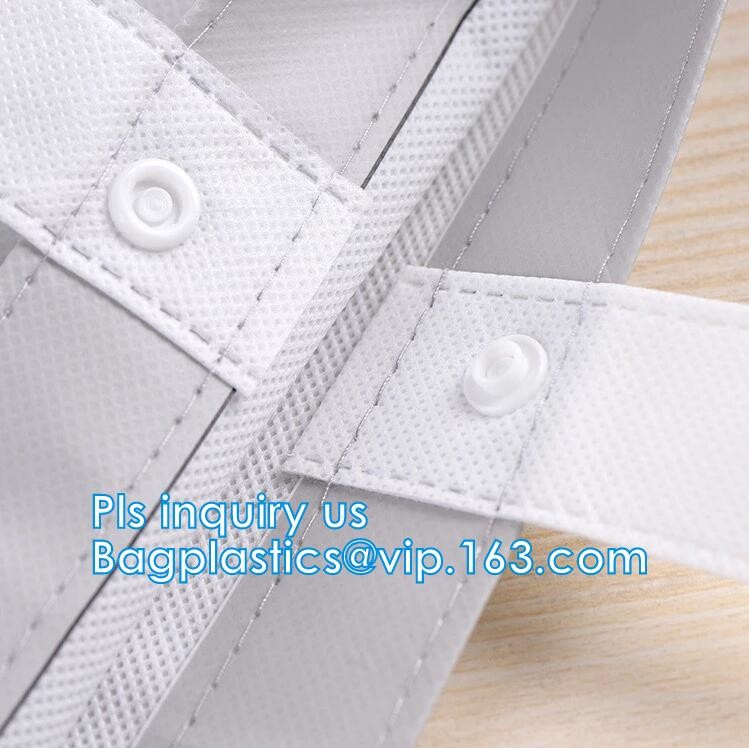 waterproof PVC plastic shopping bag, eco friendly washable plastic PVC shopping bag, Durable Women Shopping shiny pvc to