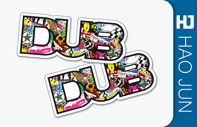 Personalized Custom Adhesive Stickers Hand Shaped With Logo Printing