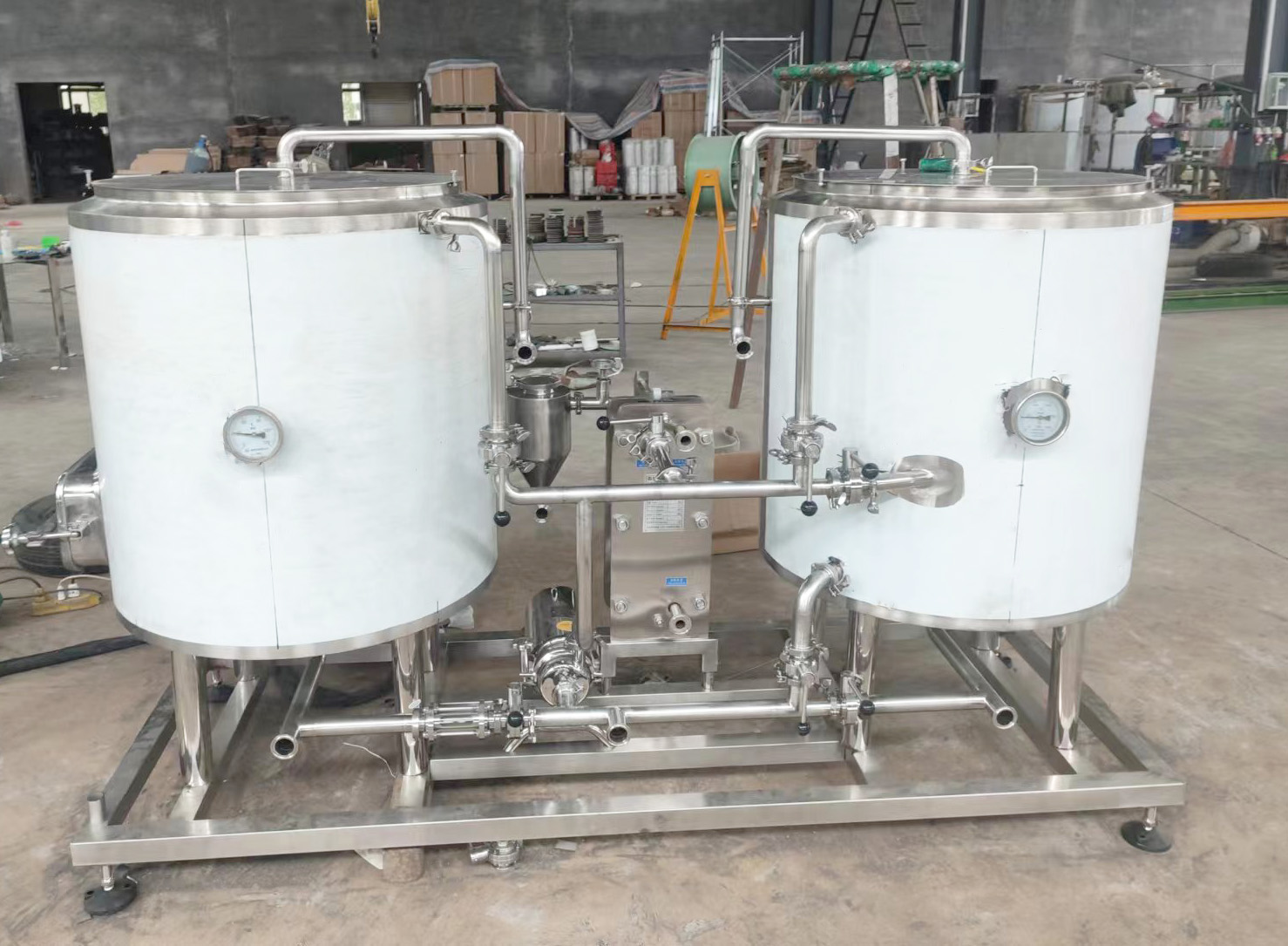Electric Heating Mash Tun Lauter Tun for Beer Brewing Equipment 100L 200L Capacity
