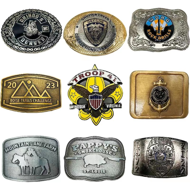 Customized Blank Belt Buckles Solid Brass Mens Woman Ladies