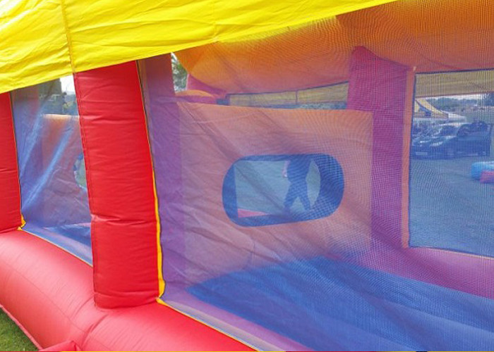 Amazing 75ft Massive Bouncy Castles Obstacle Course In Challenge Games