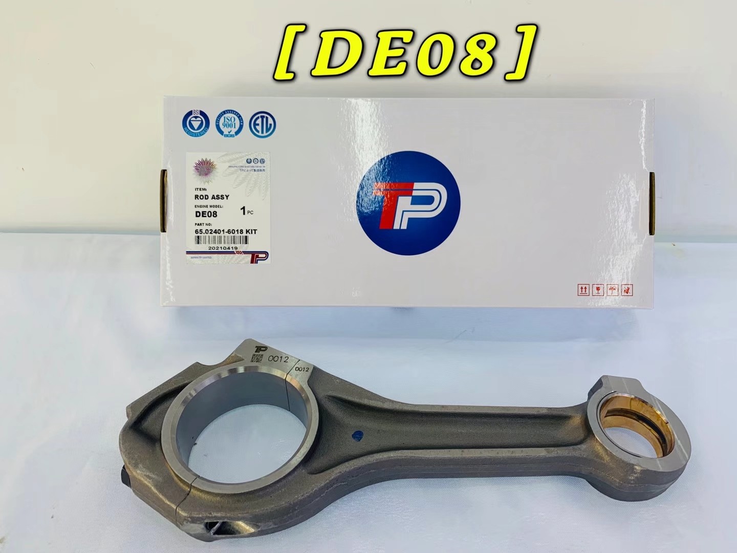 Doosan DE08 Piston Rod And Connecting Rod 65.02401-6018